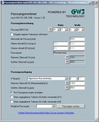 Passungsauswahl DIN ISO 286.